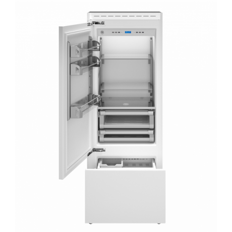 BERTAZZONI REF755BBLXTT/24MAS Εντοιχιζόμενος Ψυγειοκαταψύκτης LUXURY SLOT-IN 75cm Inox